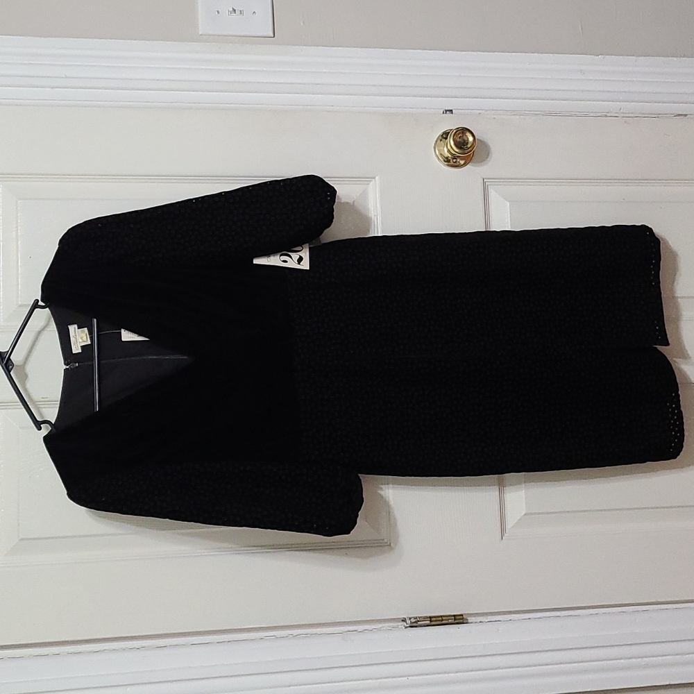 Black velvet NWT Shoshanna dress size 2P